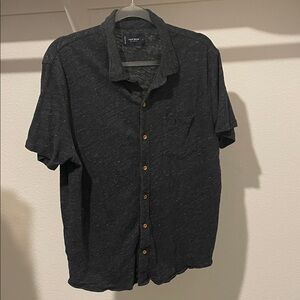 Lucky Brand Charcoal Button Down Shirt
